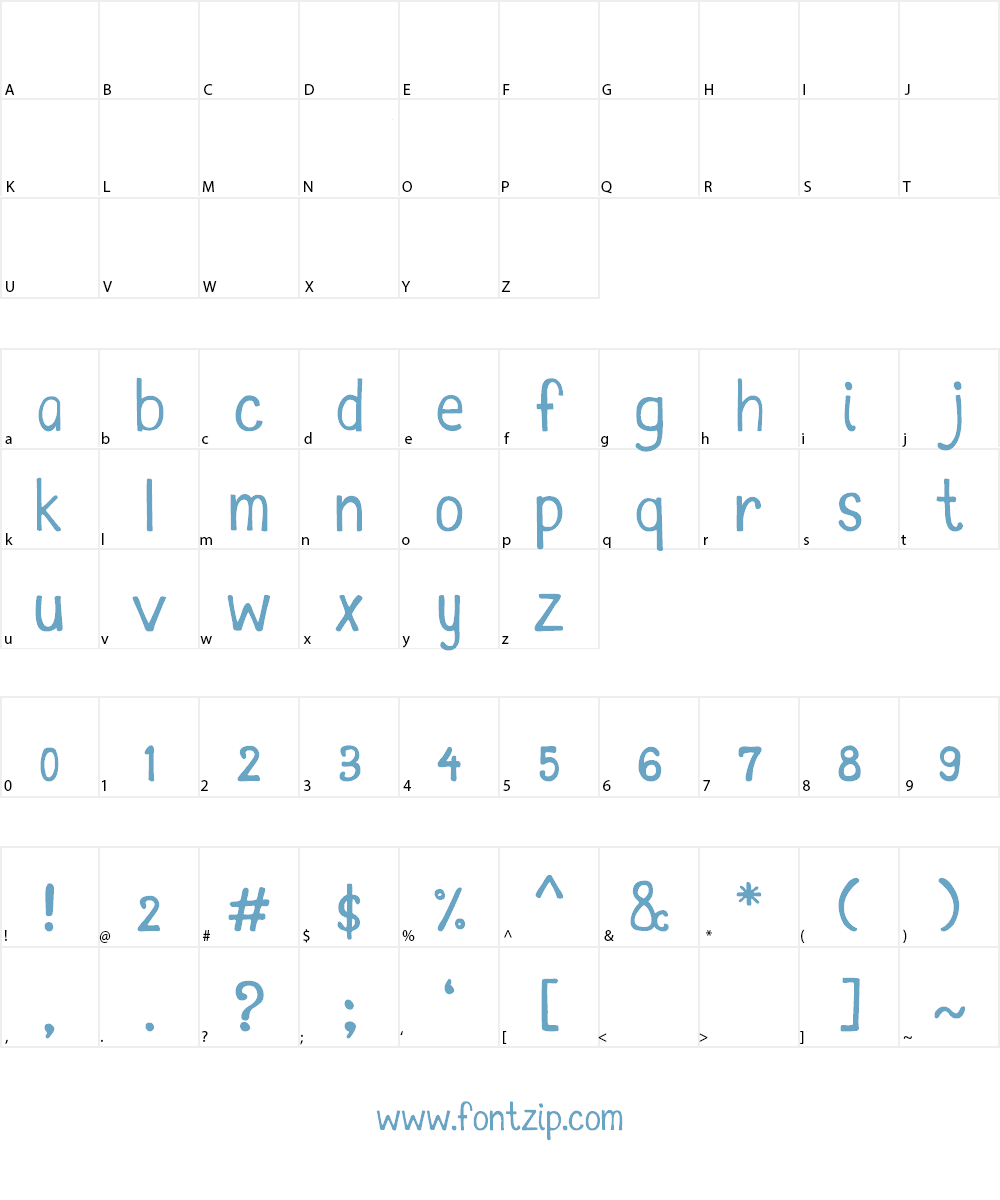 MTF Kim Font Character